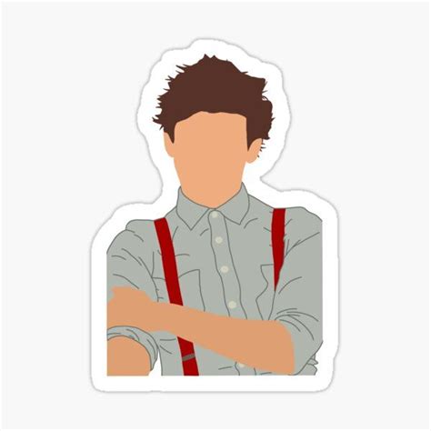 Louis Tomlinson Stickers For Sale One Direction Drawings Easy