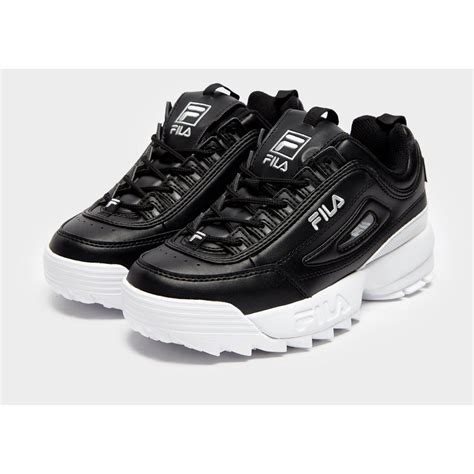 Fila Rubber Disruptor Ii In Black White Black Lyst