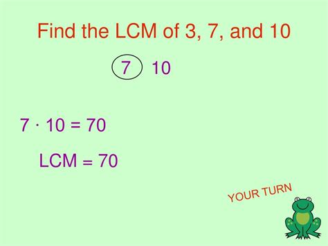 Ppt Least Common Multiples Lcm Powerpoint Presentation Free