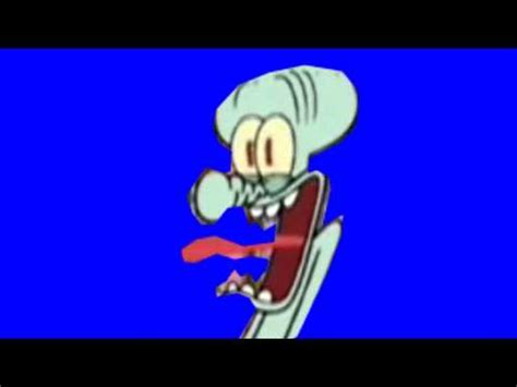 Squidward Screaming Greenscreen Use For Masking Youtube