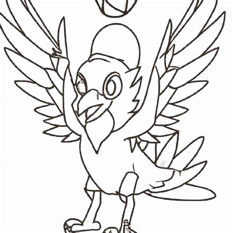 10 Desenhos de Pokémon Fearow para Imprimir e Colorir