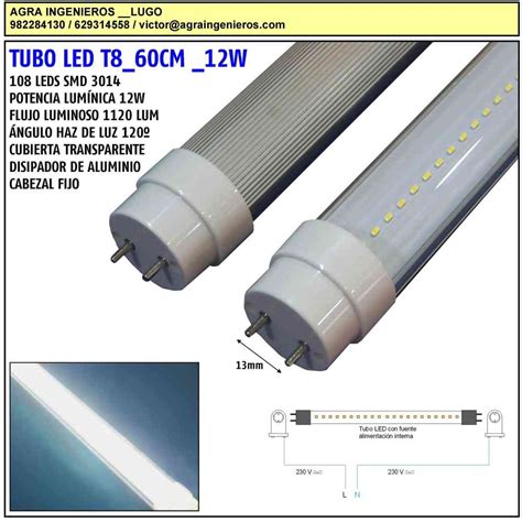 Tubo Led T Cm W Agraled