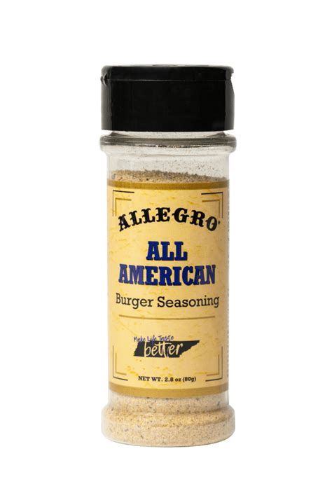 All American Seasoning Allegro Marinade