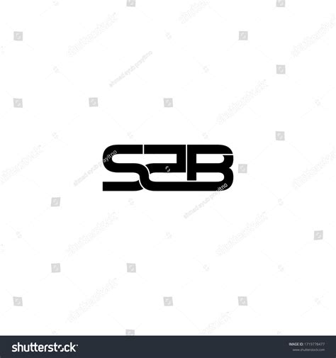 S5b Letter Original Monogram Logo Design Stock Vector (Royalty Free ...