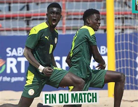 Beach Soccer Le Sénégal se qualifie en demi finale Xibaaru