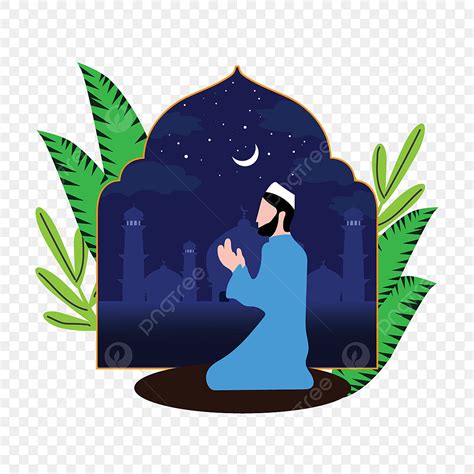 Prayers Clipart PNG Images Ramadan Prayer Design Vector Culture