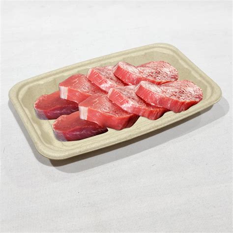 Wholesale Custom Biodegradable Supermarket Disposable Meat Tray Bagasse