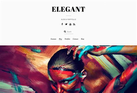 Elegant Theme - Minimal Blog & Portfolio