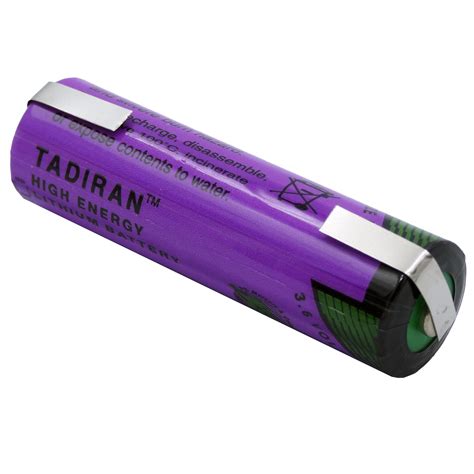 Tadiran SL360 T 3 6V Lithium Batterie AA Mignon mit Lötfahne in U Form