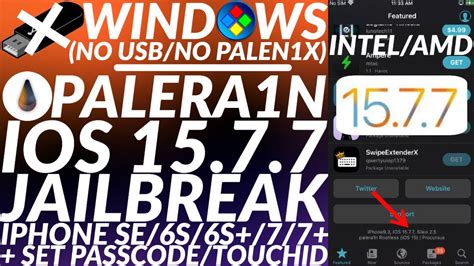 New Jailbreak Ios Windows Without Usb With Palera N Jailbreak