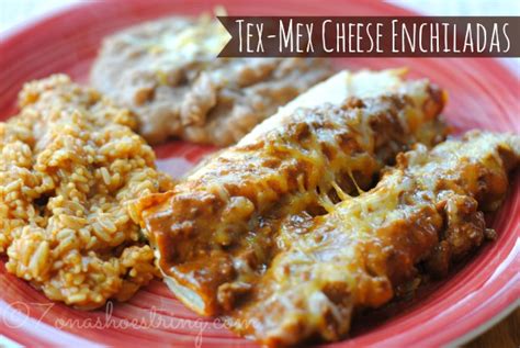 Family Recipe - Easy Tex-Mex Cheese Enchiladas