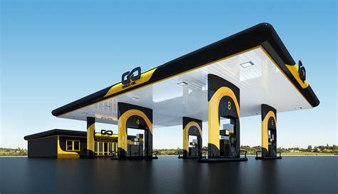 Filling Station Gold Oil Behance