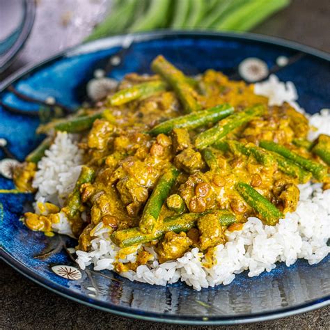 Beef And Lentil Curry With Green Beans Belly Laugh Living