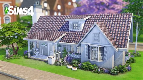 싱글이 지내기 좋은 집 💜 Single Sim House 심즈4 Sims 4 Speed Build No Cc Youtube