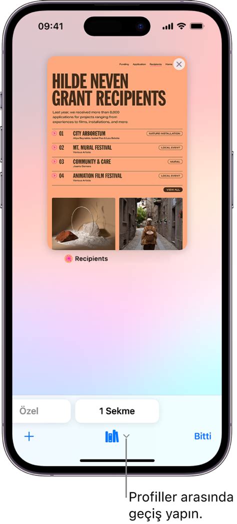 IPhoneda Birden Fazla Safari Profili Yaratma Apple Destek TR
