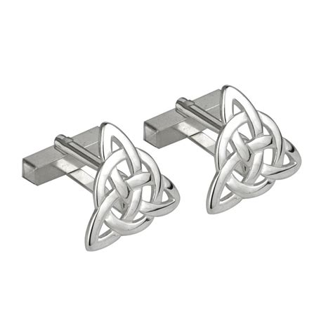 Trinity Knot Cufflinks Claddaghrings