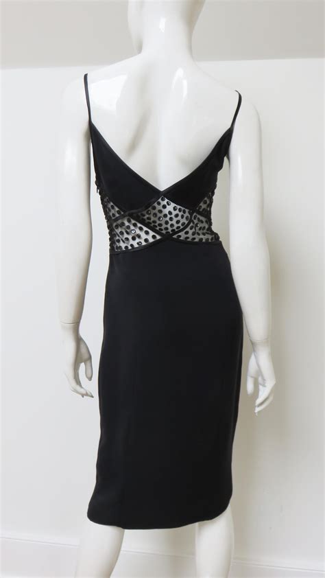 Valentino Silk Dress With Lace Insets For Sale At 1stdibs