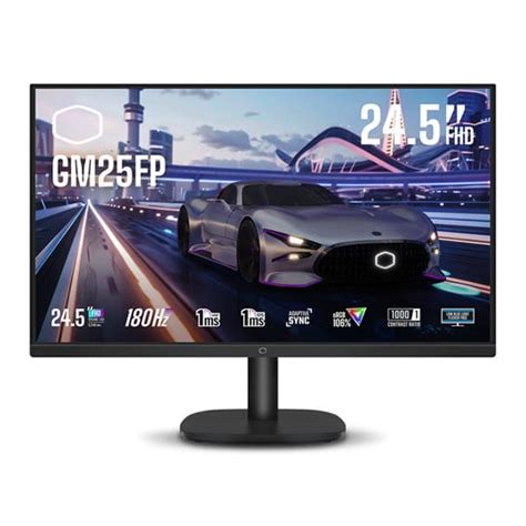 Cooler Master 24.5" Full HD 180Hz Adaptive Sync IPS Gaming Monitor ...