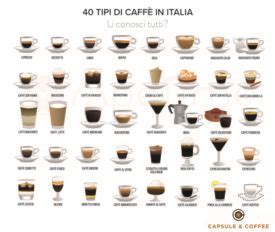 40 tipi di caffè in Italia li conosci tutti Capsule Coffee