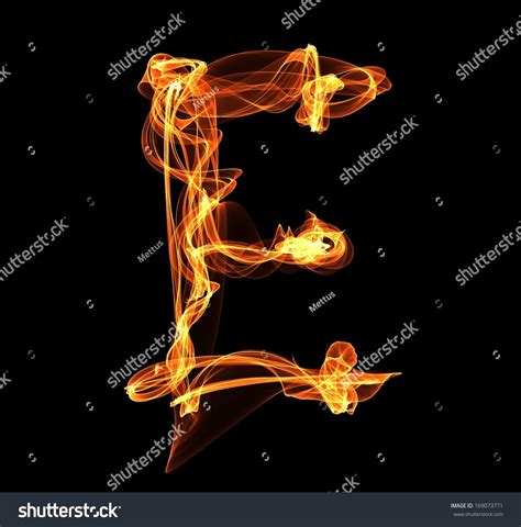 E Letter Fire Illustration Fire Abc Stock Illustration 169073771 | Shutterstock