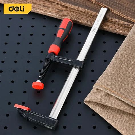 Deli Heavy Duty F Clamp Quick Grip Bar Clamp Woodworking Metal Fixing