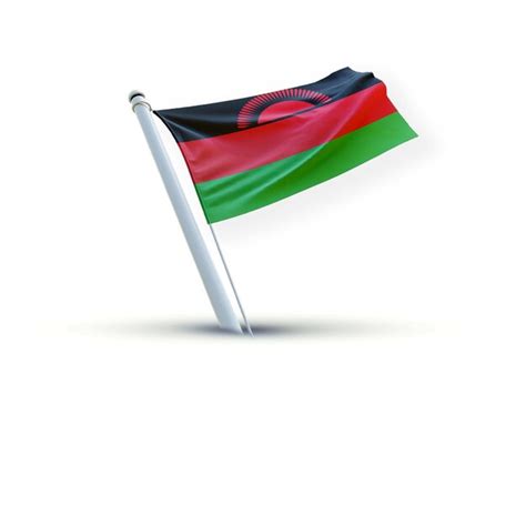 Premium Photo A Flag Of Malawi On A White Backround Useing For Social