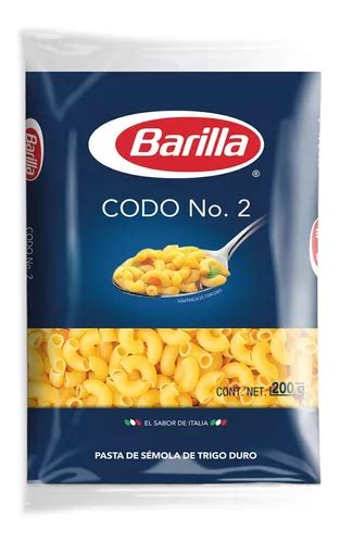 Pasta Barilla Codo No 2 200g MercadoLibre