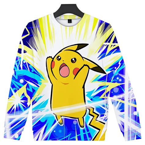 Keluoxin 2018 Cool Pikachu 3d Hoodies Menwomen Fashion Pokemon Go Sweatshirt Game Hoodies