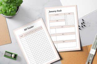 Fillable Budget Printable Planner Pdf Graphic By Snapybiz Creative