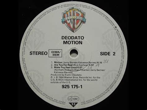 Deodato Make You Feel Good 1984 YouTube