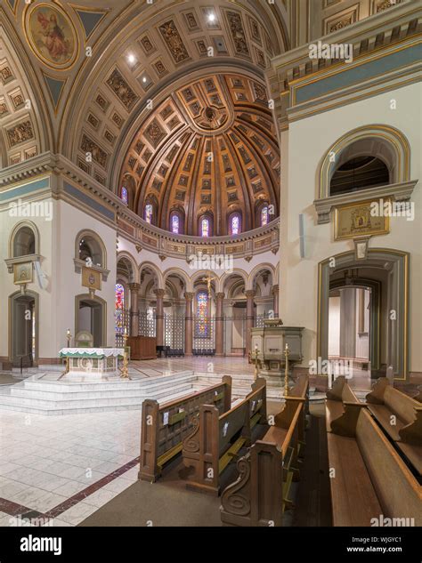 Interior Of The Historic Cathedral Of The Sacred Heart In Richmond