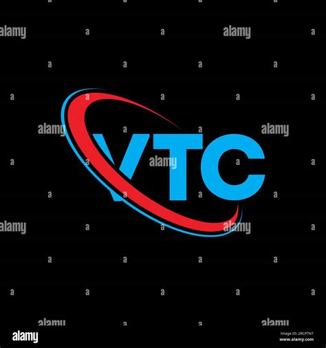 VTC logo. VTC letter. VTC letter logo design. Initials VTC logo linked with circle and uppercase ...