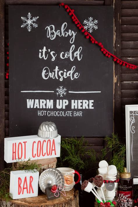 Diy Hot Chocolate Bar Set Up Recipes Decor And More