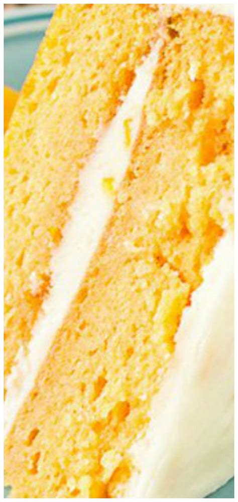 Orange Cream Cake Super Moist Orange Cake Topped With Orange