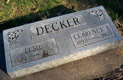 Clarence T Decker 1892 1960 Mémorial Find a Grave