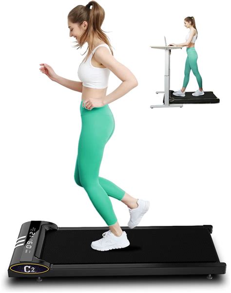 Walking Pad Treadmill Under Desk,Portable Mini Treadmill with Remote ...