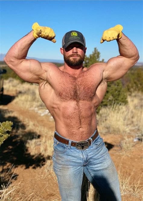 Pin By Gagabowie On Bears Flex Hot Country Men Hairy Muscle Men