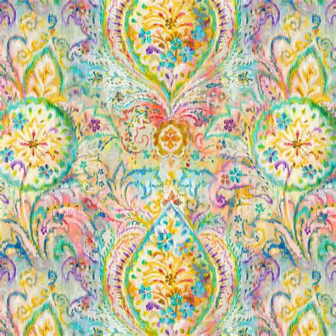 Wilmington Prints Bohemian Dreams By Danhui Nai Gold Boho Paisley