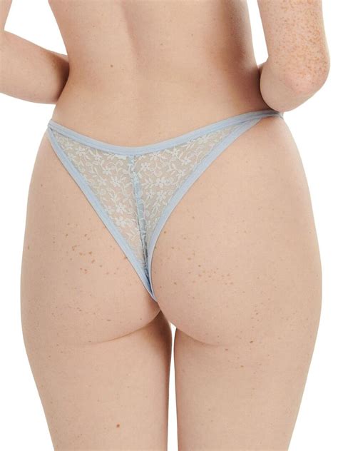 Brésilien bikini échancré Smooth Bleu ciel Kiabi