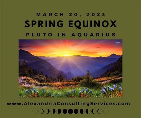 Spring Equinox 2023 & Pluto Enters Aquarius