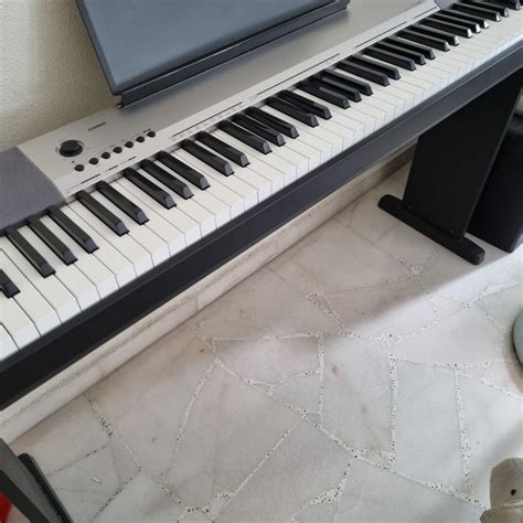 Casio Digital Piano Cdp Silver Colour With Solid Stand Hobbies