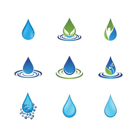 Water Drop Vector Icon Nature Natural Water Vector Nature Natural