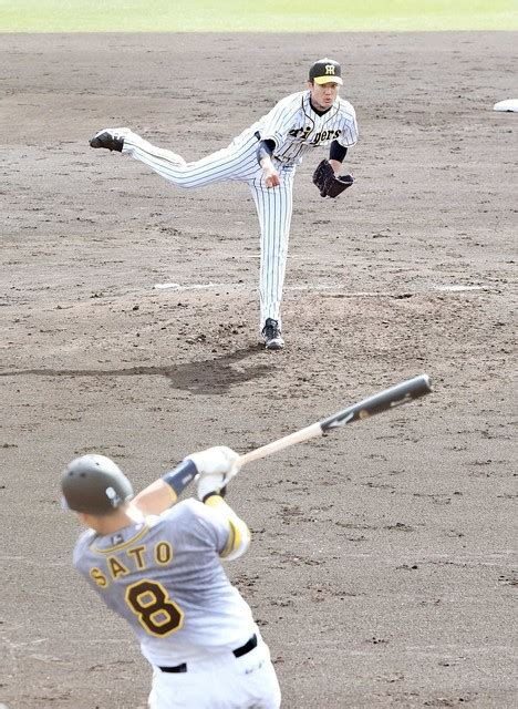 阪神・藤浪 ドラ1佐藤輝斬り！オール直球で圧倒、最速156キロ2回3k無四球0封 ライブドアニュース