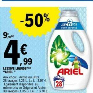 Anti Crise Fr Lessive Liquide ARIEL Chez Leclerc 26 12 06 01