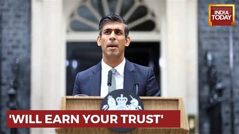 WATCH: Rishi Sunak's First Speech As UK Prime Minister From Downing ...