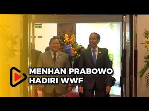 Menhan Prabowo Hadiri The 10th World Water Forum Yang Dibuka Resmi