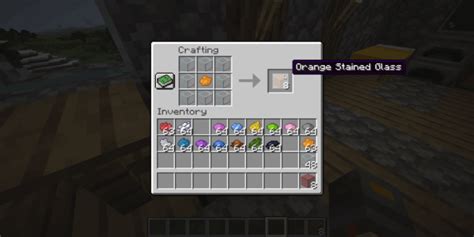 How To Make Orange Stained Glass In Minecraft Pro Game Guides