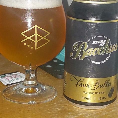 Faux Bulles Bacchus Brewing Co Untappd