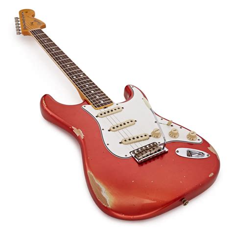 Fender Custom Shop 1967 Relic Strat Aged Candy Apple Red Gear4music