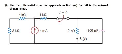 Solved Use The Differential Equation Approach To Find Chegg